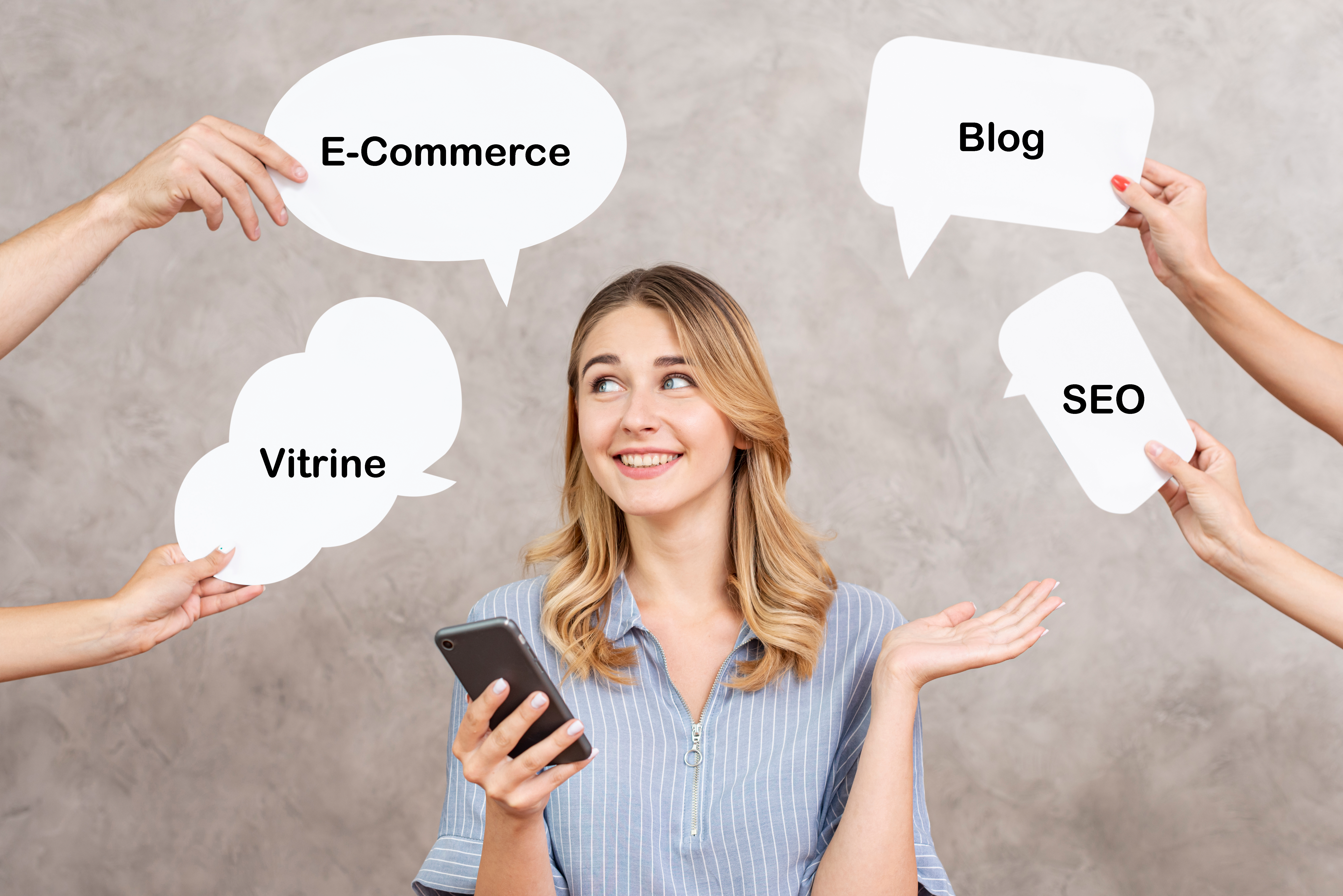E-commerce vitrine blog